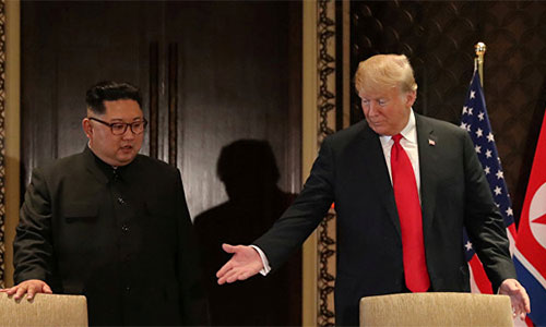 Trump asegura que ya no hay amenaza nuclear de Corea del Norte
